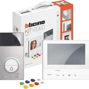 Kit BTicino Videoporteiro Unifamiliar Wi-Fi – Série Linea 3000 & Monitor Classe 300X13E (363911)