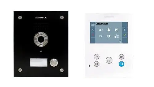 Kit Videoporteiro Unifamiliar Wi-Fi – FERMAX Série Marine Black & Monitor VEO-XS (50831) - Imagem 2