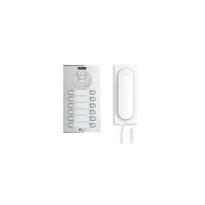 Kit Intercomunicador 12 Habitações – Fermax Cityline 4+N Fila Única (4867 / 12L)