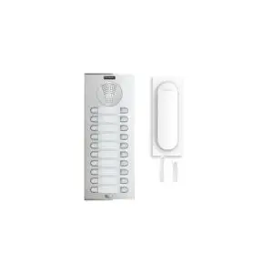Kit Intercomunicador 20 Habitações – Fermax Cityline 4+N Fila Única (4875 / 20L)